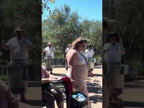 Trash Can Drummers - JAMMitors at Epcot, Disney World