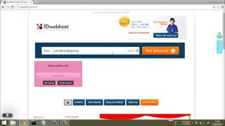 preview picture of video 'Cara beli domain di idwebhost dengan mudah dan cepat'