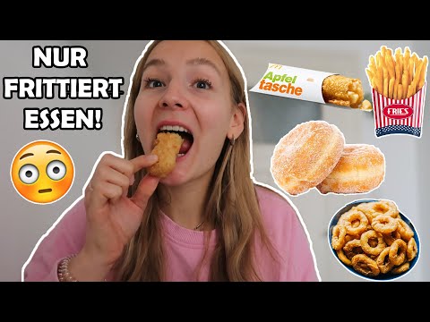 24H NUR FRITTIERTES ESSEN!🤤🍟