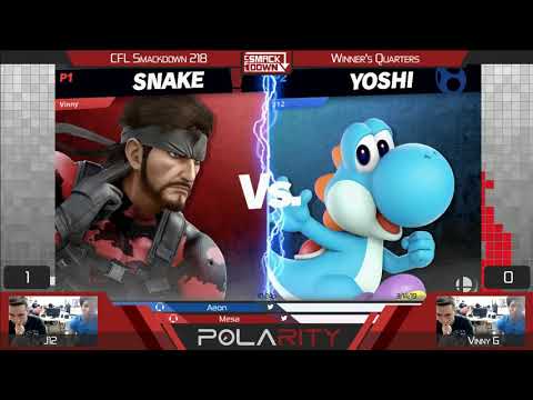 CFL Smackdown Ultimate 218 - J12 (Yoshi) vs VinnyG (Snake) - Winners Quarters