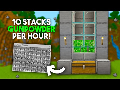 EASY 1.20 CREEPER FARM TUTORIAL in Minecraft Bedrock (MCPE/Xbox/PS4/Nintendo Switch/Windows10)