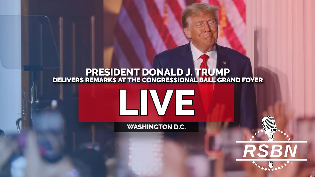 LIVE: President Trump Delivers Remarks at the Congressional Ball Grand Foyer - 12/11/25