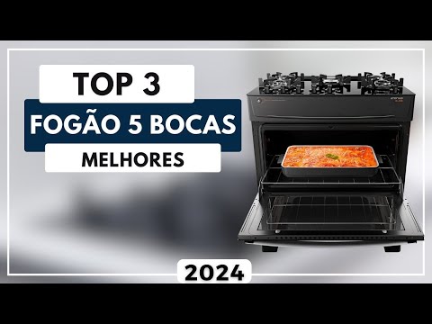 Top 3 Melhores Fogão 5 Bocas Custo Benefício Para 2024