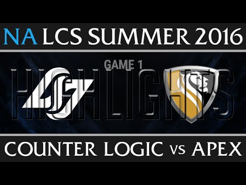 CLG vs Apex Game 1, NA LCS Week 9 Day 3 Summer 2016, CLG vs APX G1