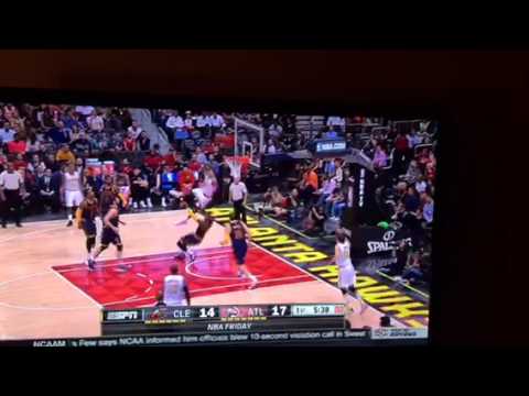 Bazemore flipped on dunk