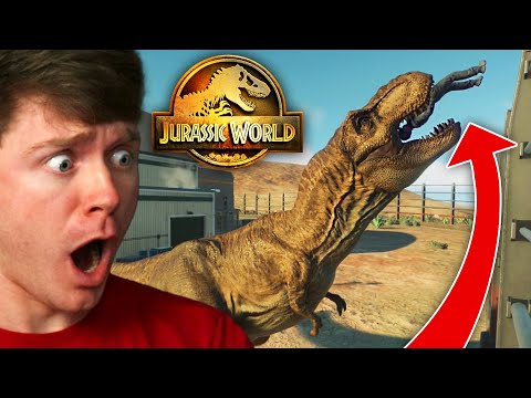 DINOSAURS HUNTING HUMANS!? - Jurassic Park Evolution 2