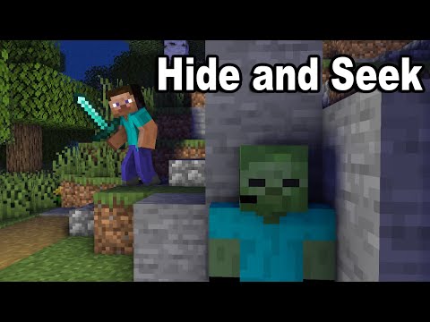 Monster School(Classic): Hide and Seek- Minecraft animation