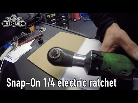 Repairing A BROKEN Snap On 1/4 Electric Ratchet