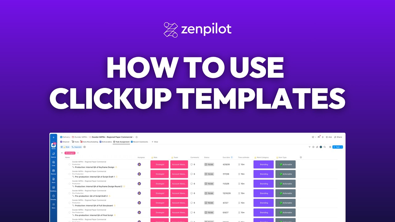 How Teams Use ClickUp Templates to Scale Faster