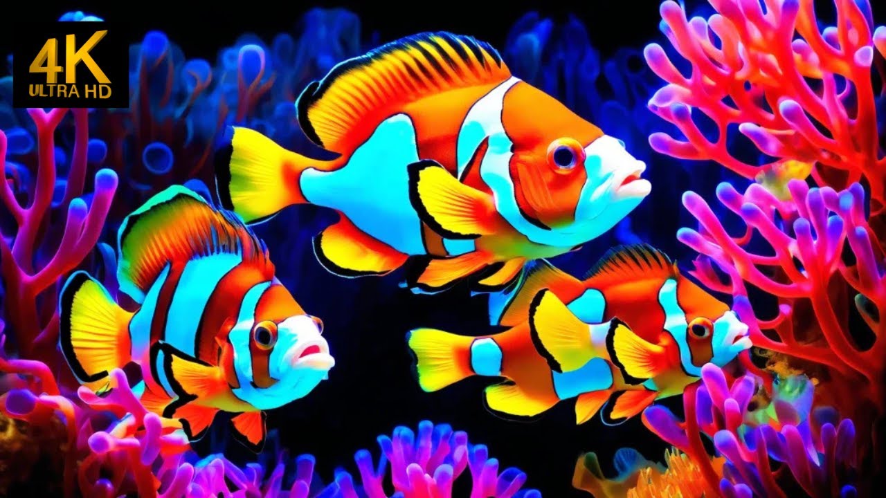 The Best 4K Aquarium - Explore the Stunning World of Sea Jellyfish and Beautiful Coral Reef Fish. #8