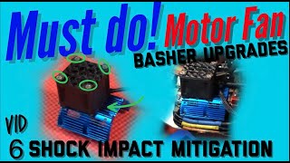 Best Arrma Mods - Motor Heatsink and 40mm Fan Shock Impact Mod