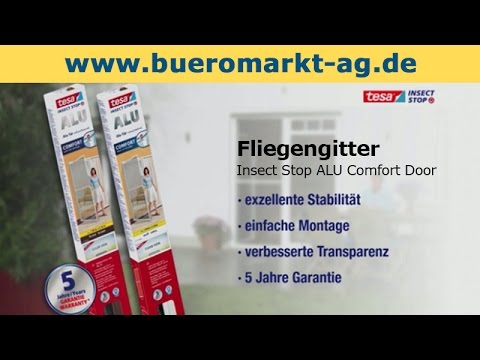 Tesa Insect Stop ALU Comfort Door - Fliegengitter für Türen (Montage)