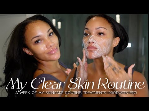 MY UPDATED SKINCARE ROUTINE 2023 | A WEEK IN MY SKINCARE! ALL TREATMENTS + PRODUCTS! ALLYIAHSFACE