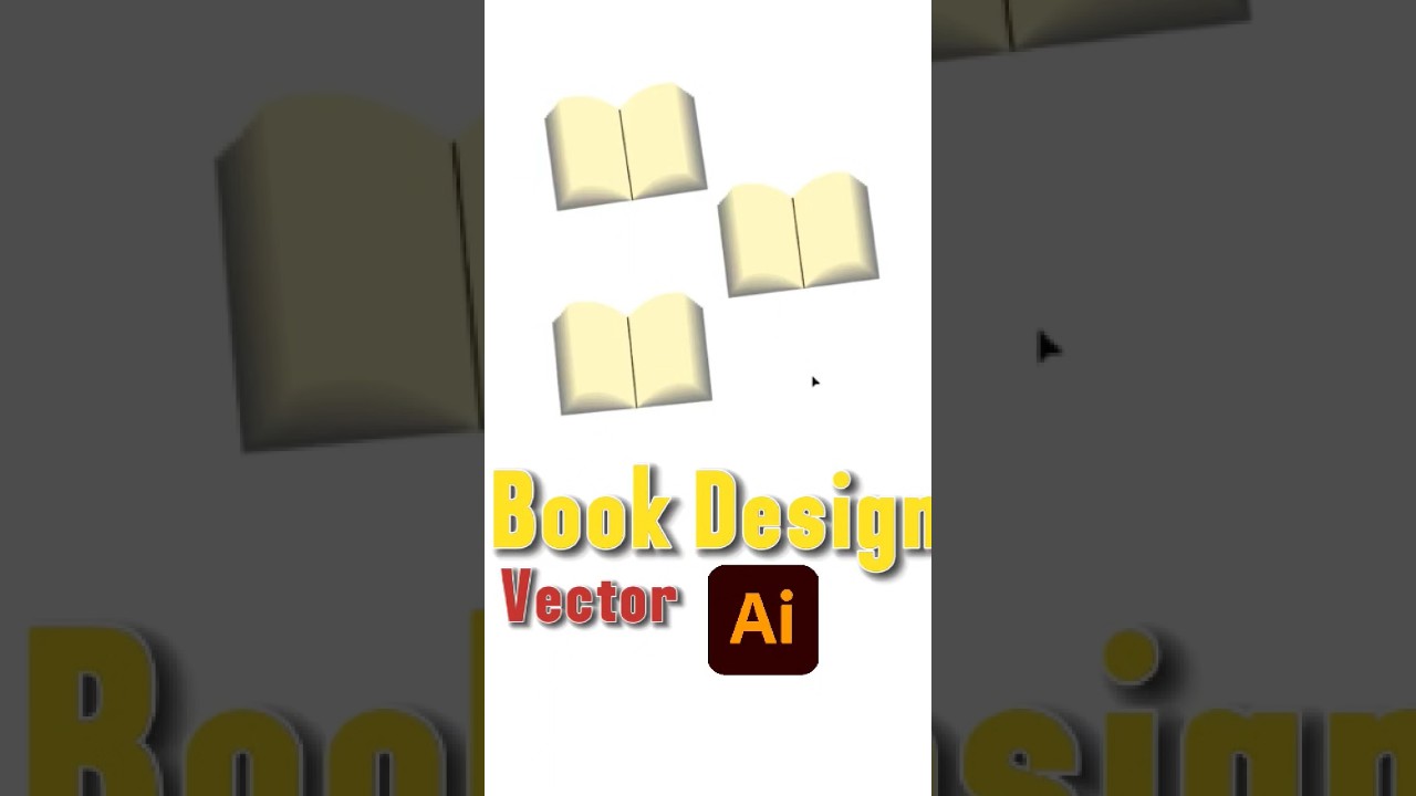 Create Realistic vector Book Design in 1 minute | Adobe illustrator tutorial #designtips #logo #zab