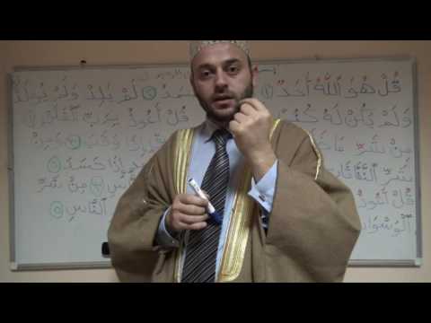 10. Kurs ( sufara ) arapskog jezika - Pisanje arapskih slova i čitanje Kur'ana (deseti čas)