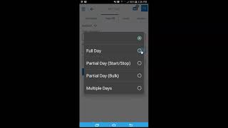 Kronos Mobile App - Requesting Time off