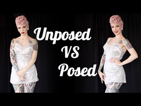 PinUp posing for self confidence