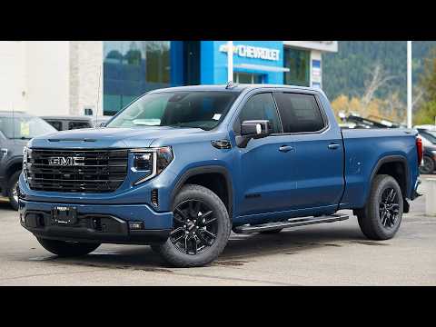 2026 GMC Sierra 1500 Crew Cab Standard Box 4-Wheel Drive Elevation in Blue for sale at Salmon Arm Chevrolet Buick GMC in Salmon Arm, BC