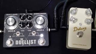 Video thumbnail for Duellist Overdrive VS Lovepedal Deluxe Overdrive 4 Knob by Wayne Parenteau