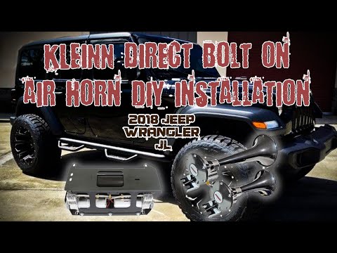 Kleinn | Bolt On Air Horn & Compressor Kit | 2018 JEEP WRANGLER JL 4-Door