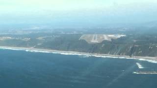 preview picture of video 'COCKPIT VIEW OF APPROACH AND LANDING AT ASTURIAS AIRPORT RUNWAY 11'