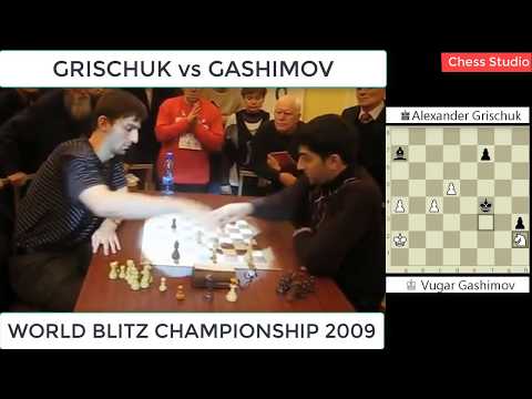 AMAZING PROMOTION ENDGAME!!! GASHIMOV vs GRISCHUK || WORLD BLITZ CHAMPIONSHIP 2009
