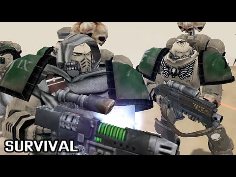 Unification Mod | Lion El'Jonson & Primaris Marines vs World Eaters! - WH40K: Dawn of War: Soulstorm