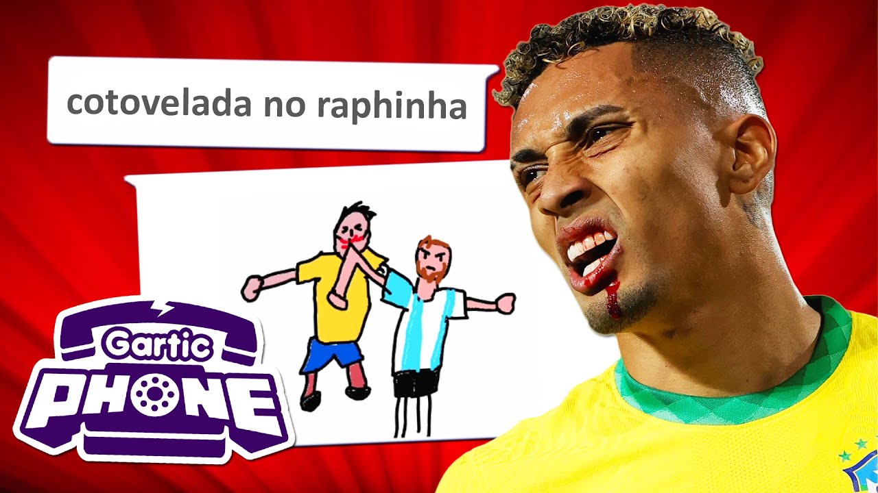 GARTIC PHONE de FUTEBOL só que com INSCRITOS LOUCOS
