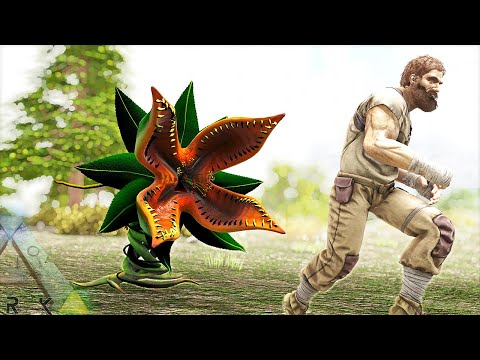 TAMING THE MAN EATING PLANT | MEGA MONSTERS | ARK SURVIVAL EVOLVED [EP44]