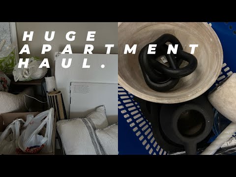 HUGE APARTMENT HAUL: home goods, target, crate & barrel, world market, hobby lobby & more!