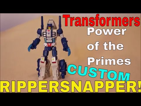 Transformers Power of the Primes Rippersnapper with Custom Paint - GotBot True Review NUMBER 395