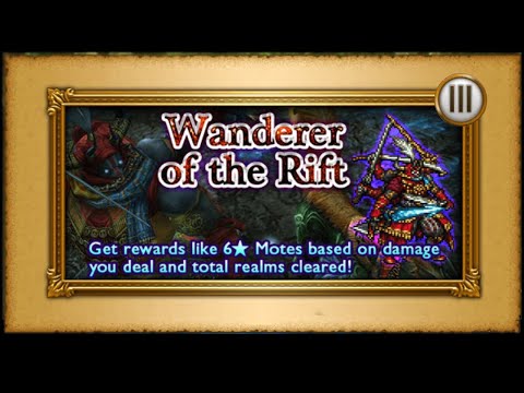 FFRK Wanderer of the Rift FF3 Realm Clear Sub35