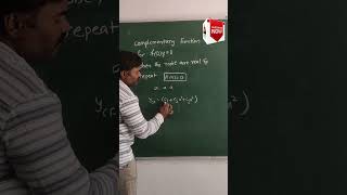 Complementary function example for Repeated roots