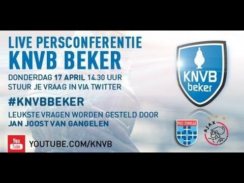 Persconferentie KNVB Bekerfinale