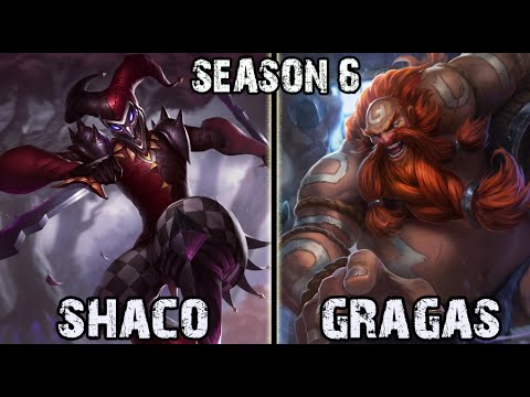Shaco vs Gragas Jungle Ranked Challenger NA