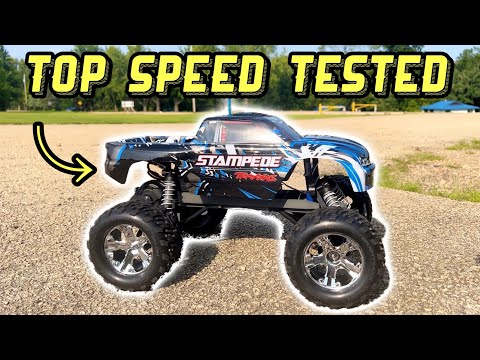 SPEED TEST of my TRAXXAS STAMPEDE 2WD