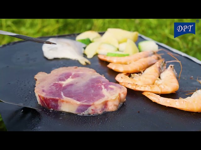 بساط شواء مرن 33*40 سم- يمنع التصاق الطعام، سهل التنظيف، يتحمل حرارة عالية واستخدام متكرر،ضمان سنتان