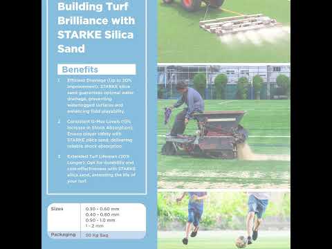 Silica Sand For Artificial Football Turf