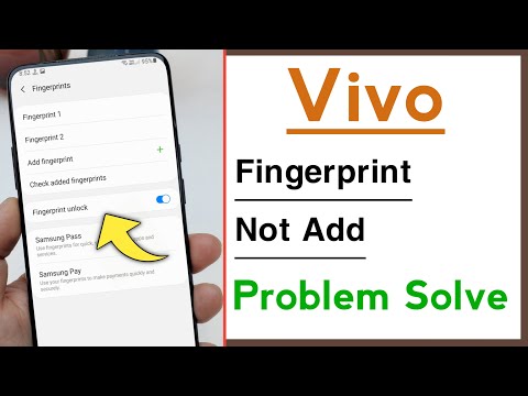 Vivo Fingerprint Not Add Problem Solve | Fingerprint Add Nahi Ho Raha Kaise Kare