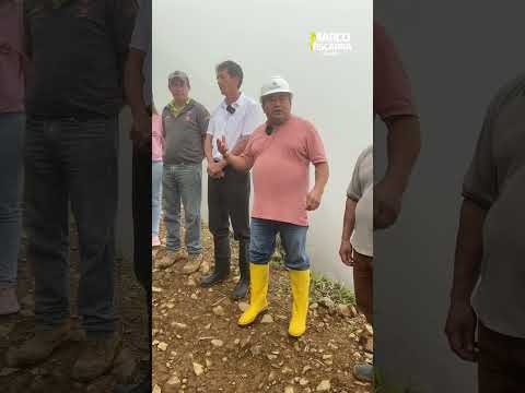 Recorrido por las zonas afectadas por el invierno acompañado del Prefecto de Bolivar