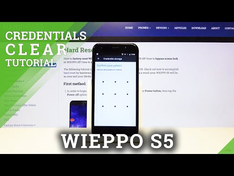 How to Clear Credential Storage on WIEPPO S5 –  Delete Certificates