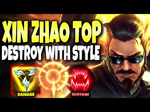 Trinity is TOO OP | Destroy ALL with Style as Xin Zhao Season 11 Top Lane 🔥 LoL Top Xin s11 Gameplay