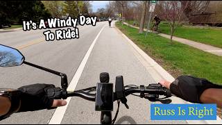 Ebike Riding On A Windy Day!