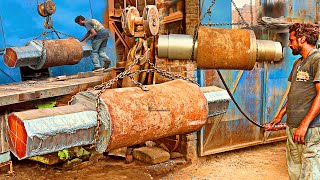 How Experts Made 4Ton Roller For Milling Machine || Machining With The Big Lathe ||Hot Rolling Mill MQDEFAULT Thumbnail