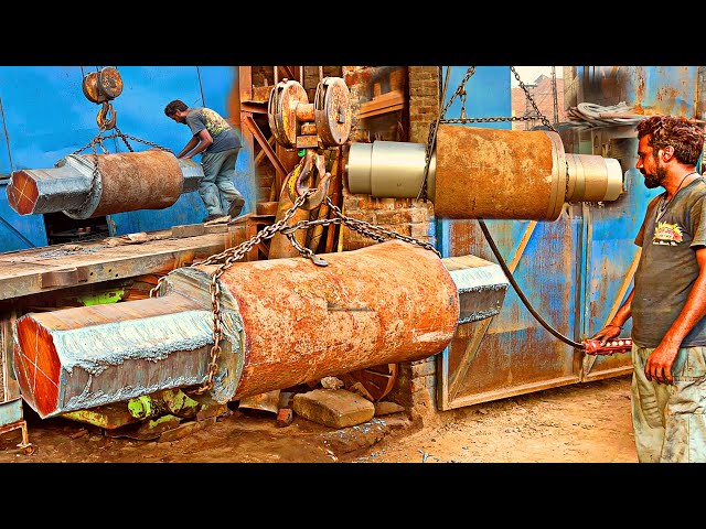 How Experts Made 4Ton Roller For Milling Machine || Machining With The Big Lathe ||Hot Rolling Mill SDDEFAULT Thumbnail