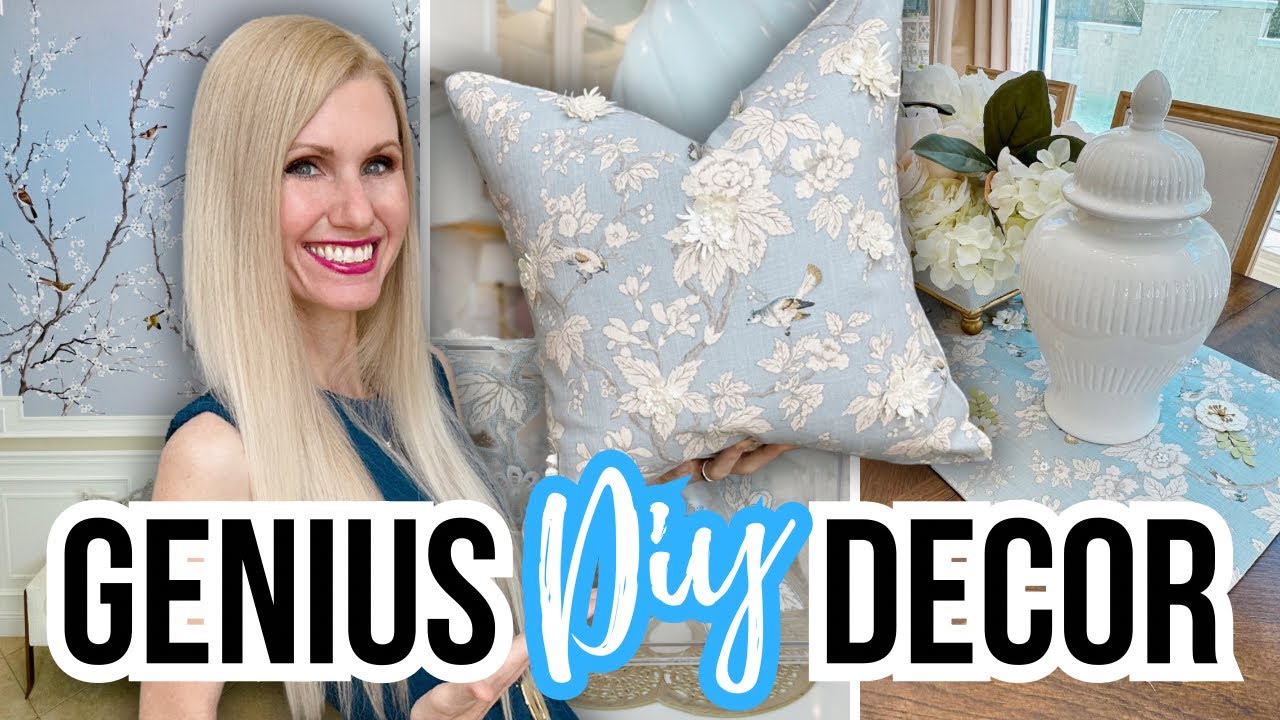 The *GENIUS WAY* I Made HIGH-END DECOR With FABRIC!