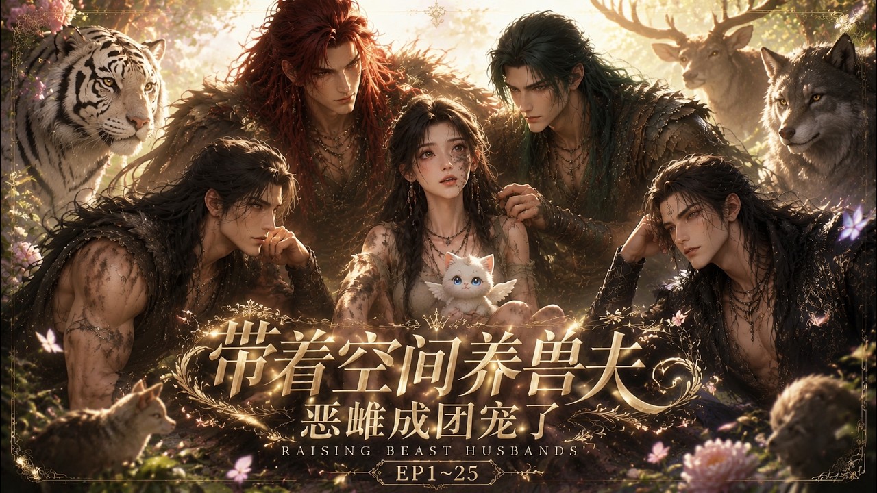 《带着空间养兽夫，恶雌成团宠了》【MULTI SUB】第1~25集 #漫剧#甜宠