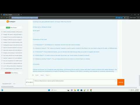 Child And Sibling Frames In Selenium Python Selenium Python