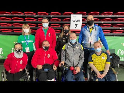 Seville 2021 World Boccia Europe - Pair BC4 play-off - Ukraine vs Hungary
