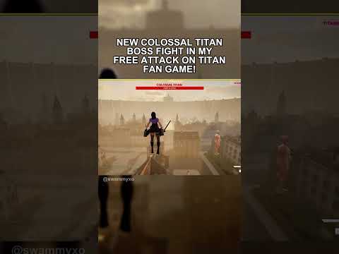 I added the COLOSSAL TITAN to my Attack on Titan Game!